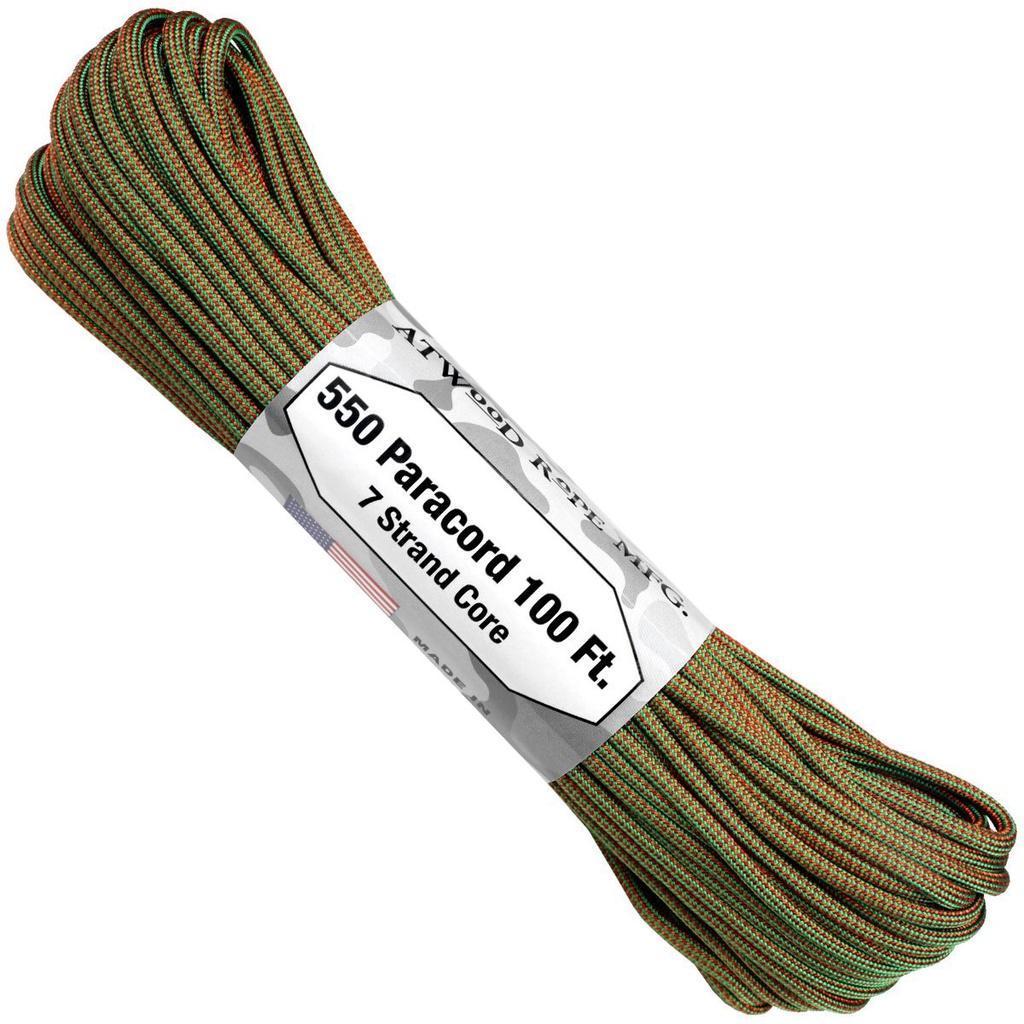 Atwood 550 Paracord - Colour Changing Patterns - 30m - 100 feet