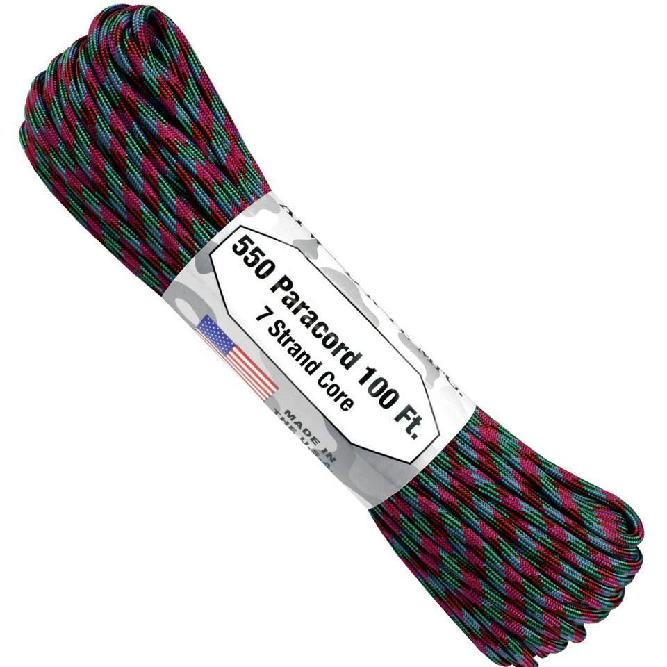 Atwood 550 Paracord - Colour Changing Patterns - 30m - 100 feet