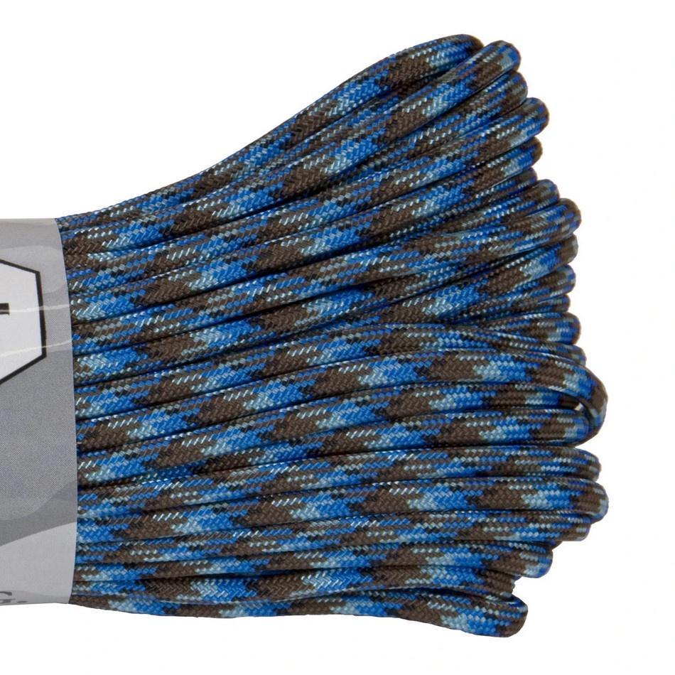 USA-Made Atwood 550 Paracord 30m Patterns Multi-Coloured 100ft