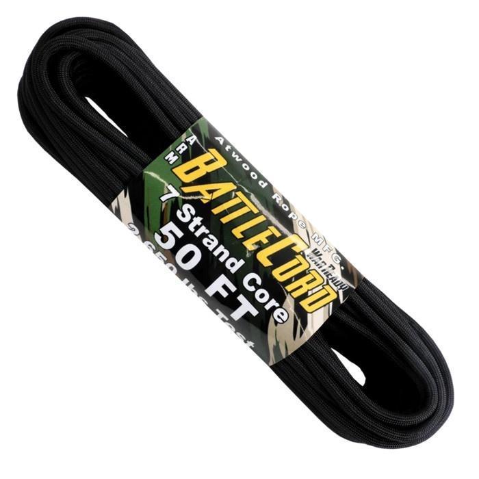 Atwood 5.6mm Paracord - Battlecord - Made in USA - 15m Length - 1202 kg Breaking Strength - Battle Ready