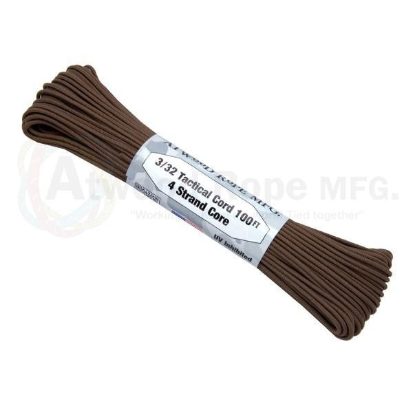Atwood 275 Paracord 2.4mm 100ft (30.5m) cord