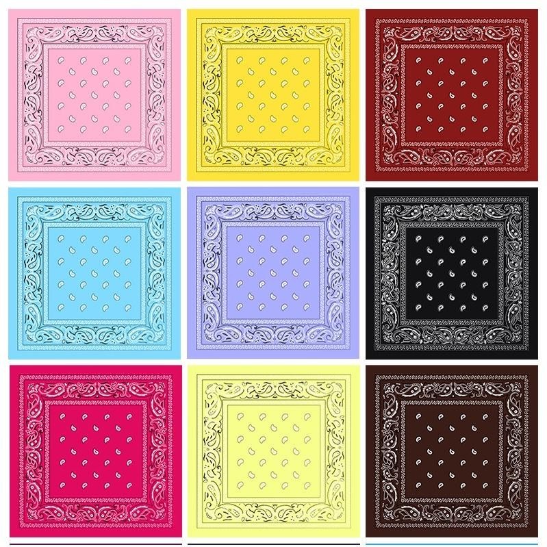 Bandana Paisley Design - in SG CHEAPEST -  Scarve - Neck - Polyester - 54x54cm