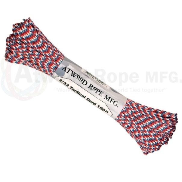 Atwood 275 Paracord 2.4mm 100ft (30.5m) cord