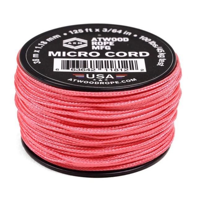 Atwood Micro Cord 1.18mm 38m - High Quality String - Made in USA - Breaks at 46kg - Braided Rope on Spool