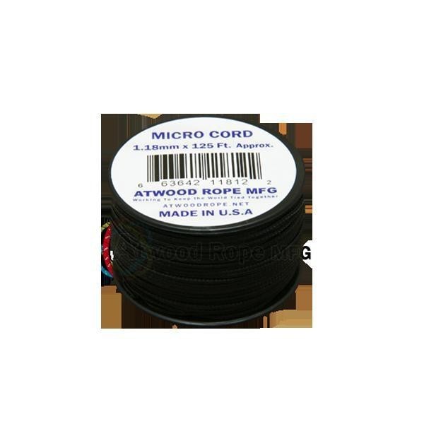 Atwood Micro Cord 1.18mm 38m - High Quality String - Made in USA - Breaks at 46kg - Braided Rope on Spool
