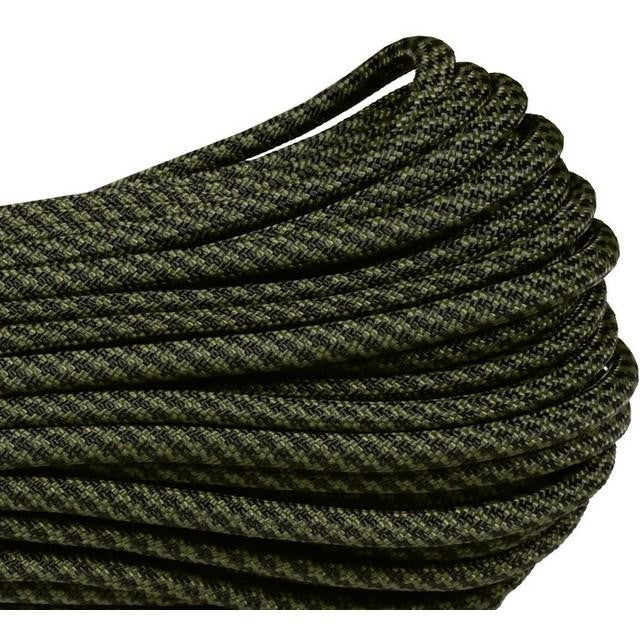 Atwood 550 Paracord - Camo Colours - 30m (100ft) length - 4mm - Made in USA - 7 Strand Core - Greens, Desert, Arctic
