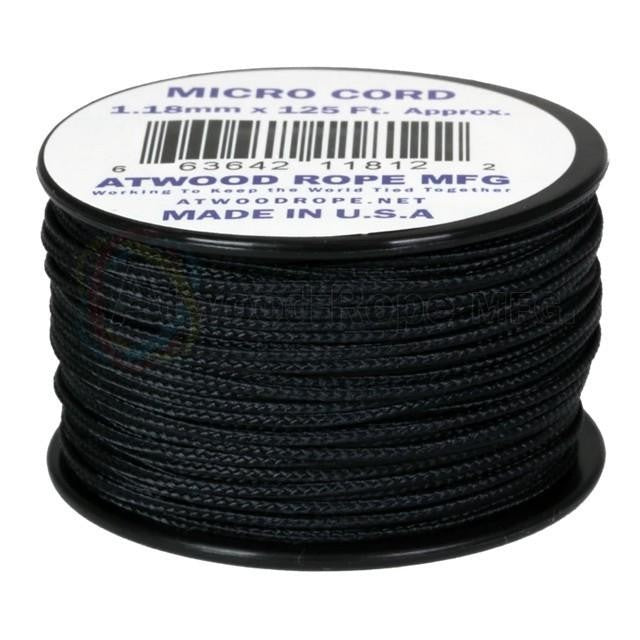 Atwood Micro Cord 1.18mm 38m - High Quality String - Made in USA - Breaks at 46kg - Braided Rope on Spool