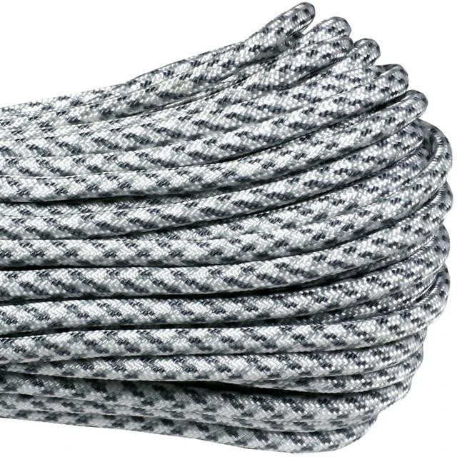 Atwood 550 Paracord - Camo Colours - 30m (100ft) length - 4mm - Made in USA - 7 Strand Core - Greens, Desert, Arctic