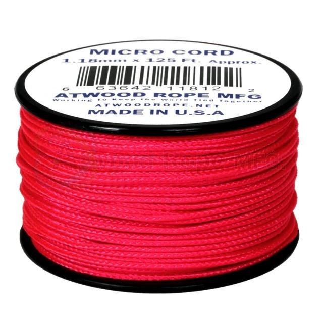 Atwood Micro Cord 1.18mm 38m - High Quality String - Made in USA - Breaks at 46kg - Braided Rope on Spool