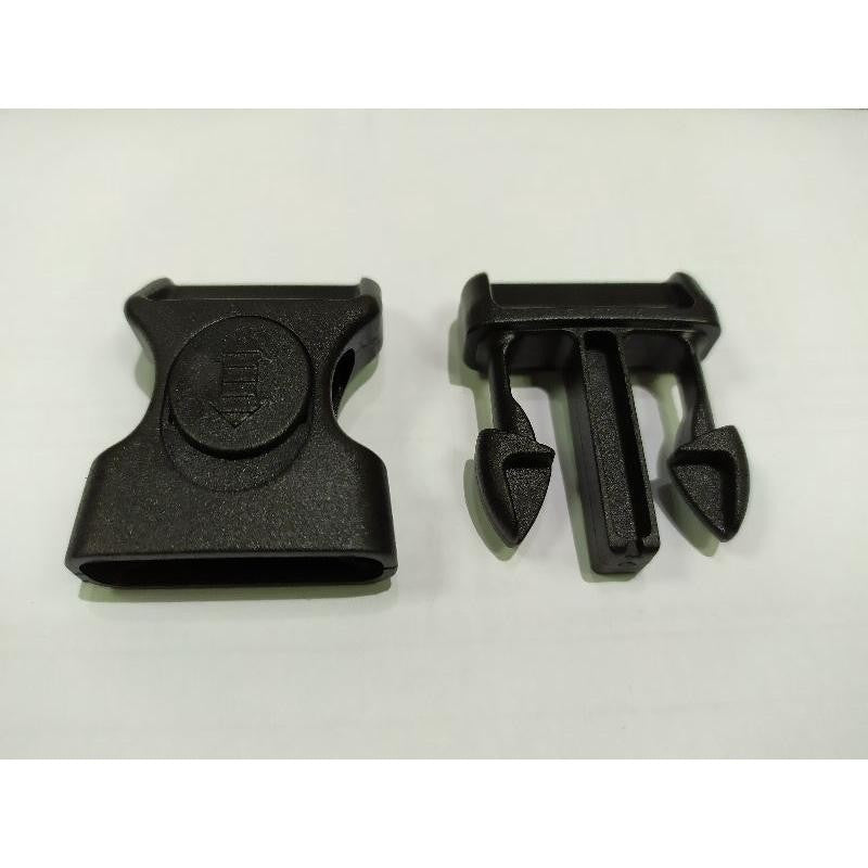 Buckle Plastic Black For Paracord, Replacements, with lock