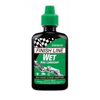 Finish Line Wet Lube Bicycle Lubricant Made in Canada - Rain, Wet Conditions