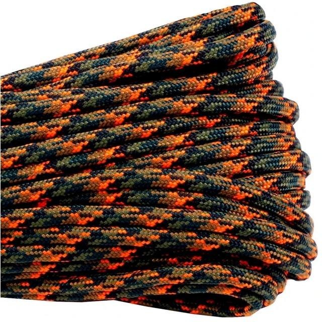 Atwood 550 Paracord - Camo Colours - 30m (100ft) length - 4mm - Made in USA - 7 Strand Core - Greens, Desert, Arctic