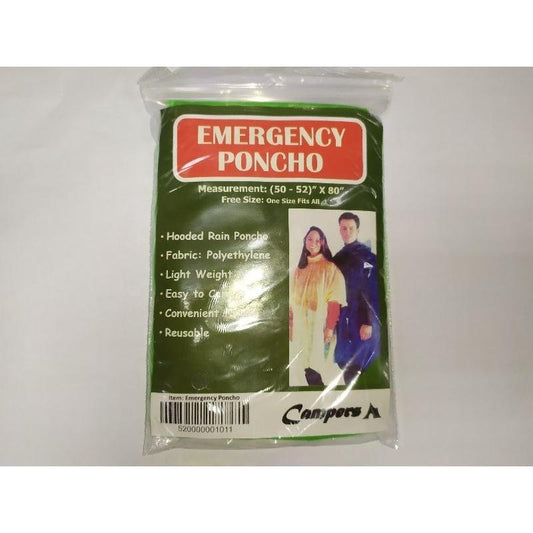 Disposable Emergency Poncho