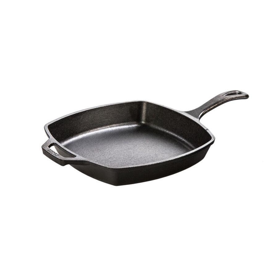 Lodge Cast Iron Skillet -  6.5 to 13.25 inch - Round, Square and Double Handle Pans - Made in USA