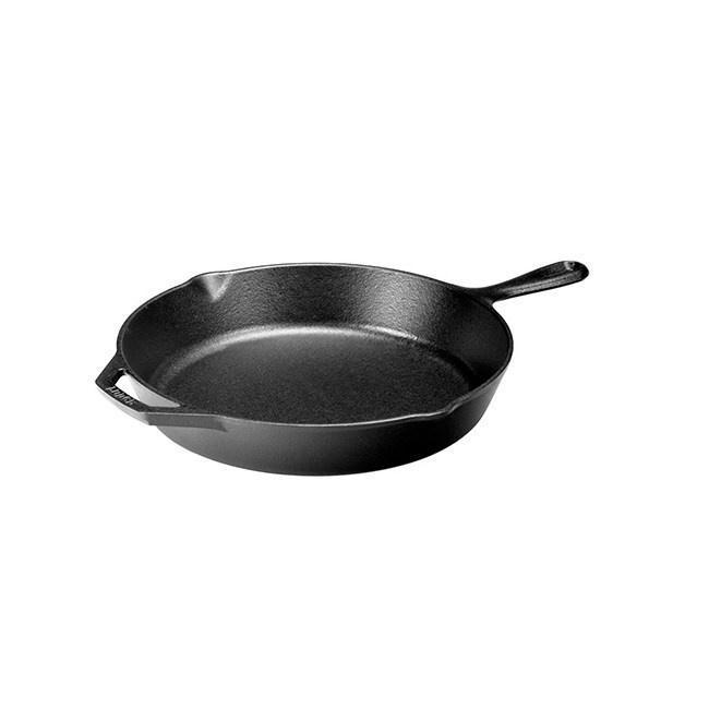 Lodge Cast Iron Skillet -  6.5 to 13.25 inch - Round, Square and Double Handle Pans - Made in USA