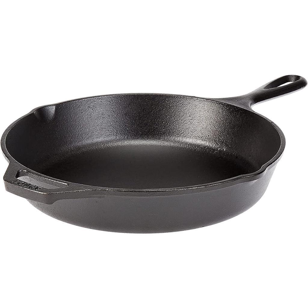 Lodge Cast Iron Skillet -  6.5 to 13.25 inch - Round, Square and Double Handle Pans - Made in USA