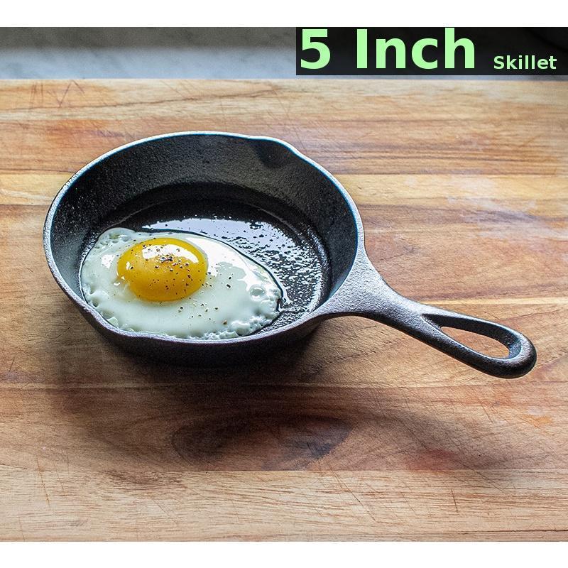 Lodge Cast Iron Skillet -  6.5 to 13.25 inch - Round, Square and Double Handle Pans - Made in USA