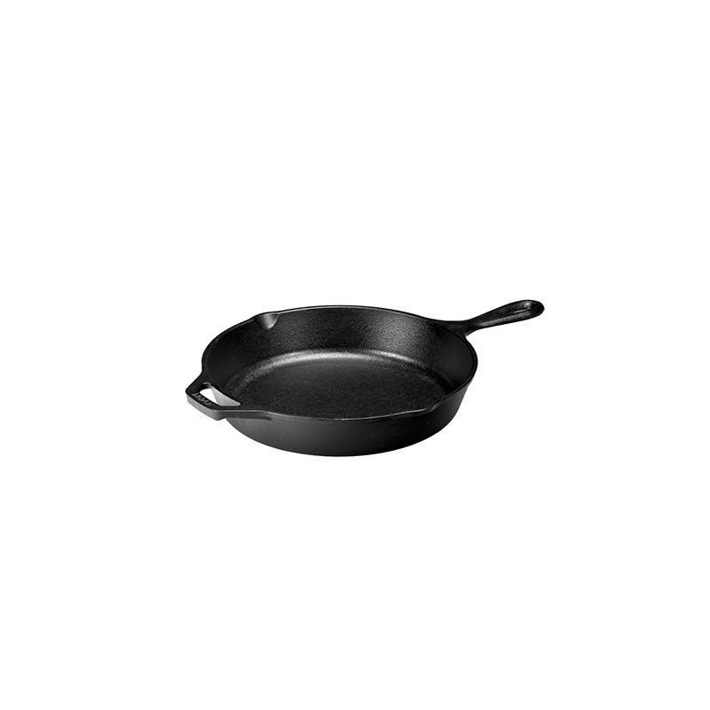 Lodge Cast Iron Skillet -  6.5 to 13.25 inch - Round, Square and Double Handle Pans - Made in USA