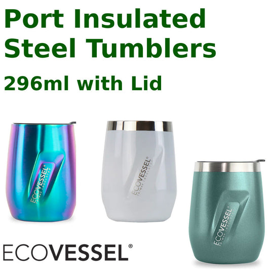 Ecovessel Port Insulated Stainless Steel Tumbler 296ml