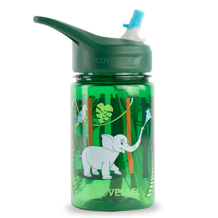 Ecovessel Splash - Kids Straw Water Bottle - 355ml