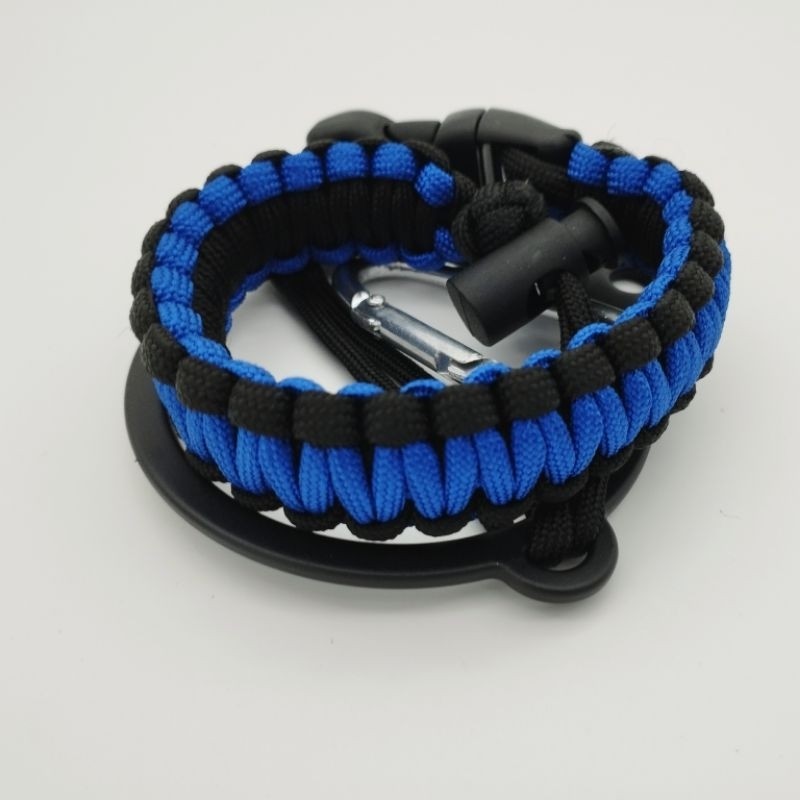 Paracord Bottle Handle Carry / Shoulder Strap - Fits ALL BOTTLES - Nalgene, Camelbak, Mineral Water, Hydroflask, Tumbler