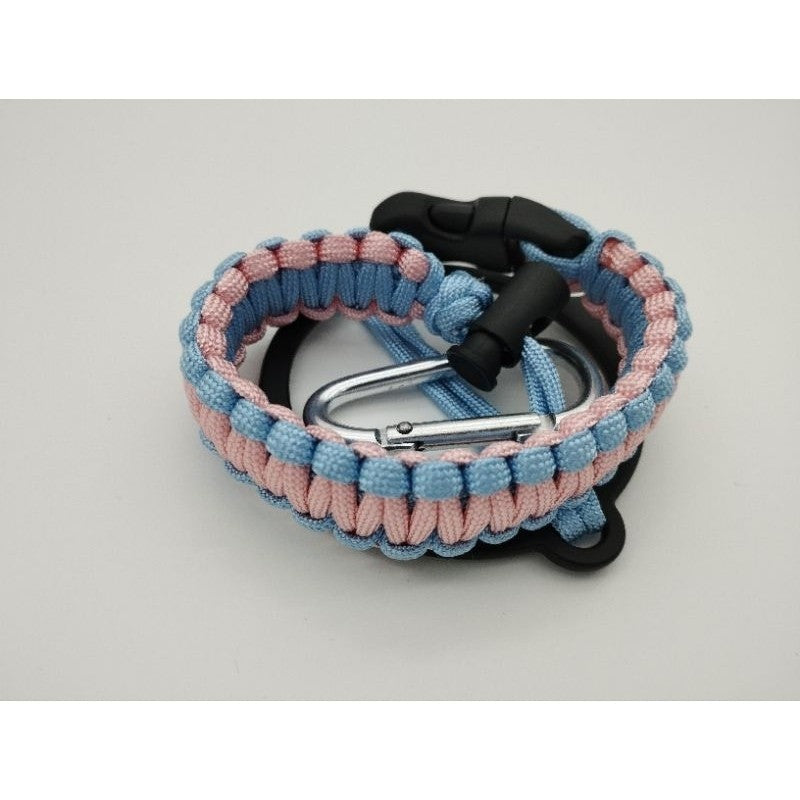Paracord Bottle Handle Carry / Shoulder Strap - Fits ALL BOTTLES - Nalgene, Camelbak, Mineral Water, Hydroflask, Tumbler