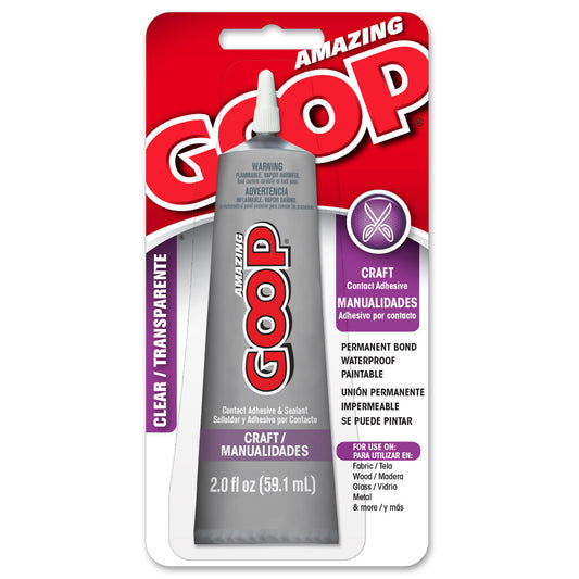 Amazing Goop Craft Adhesive 59ml - Glue For Fabrics, Wood & Art Work #190511