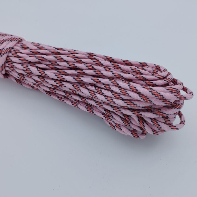 550 Paracord 100ft Patterns - Pink & Purple - 4mm - 7 strand - China Cord - SG Stock - String