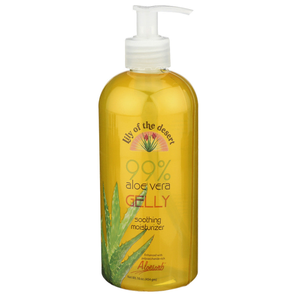 Lily of the Desert Aloe Vera Gelly - 99% Aloe Gelly Hydrates at least 3 epidermal layers- Made in USA
