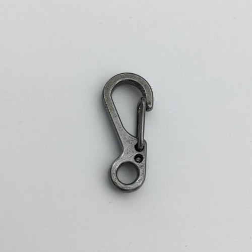 Mini Metal Snap Carabiner - Spring Loaded / Fits up to 550 Paracord Cord Buckle / Backpack Snap - Hook - Keychain