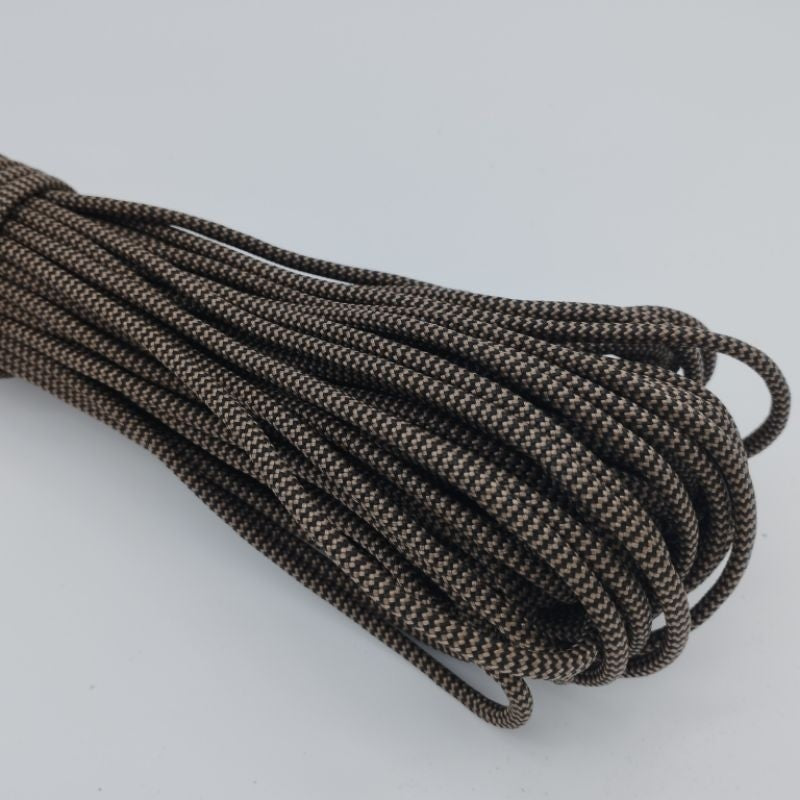 550 Paracord 100ft (30m) Camo Colours, Brown and Black Patterns - Camouflage - Tactical - 4mm - 7 strand - SG Stock