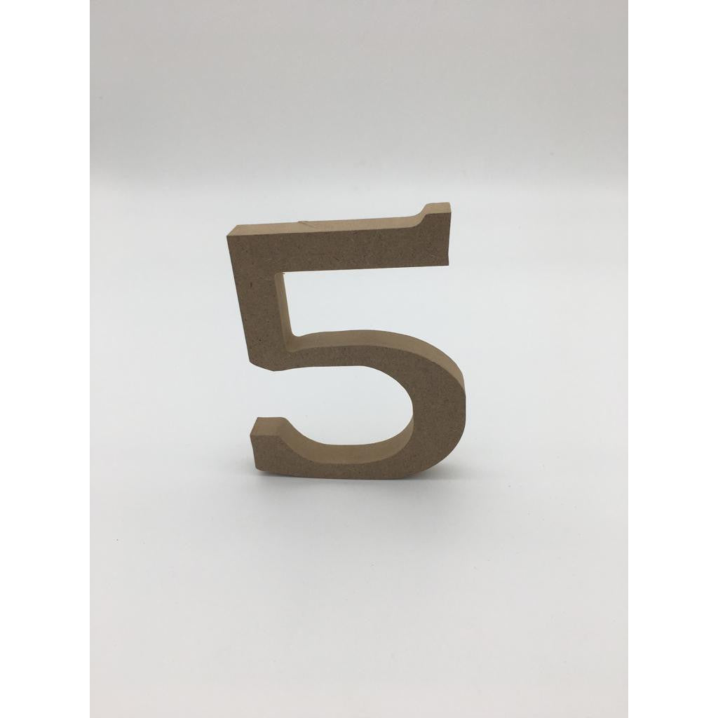 Free Standing Letters 10cm SG-Seller - MDF Light Wood Colour - Alphabets, Numbers, Star and Heart Shapes for Signage DIY