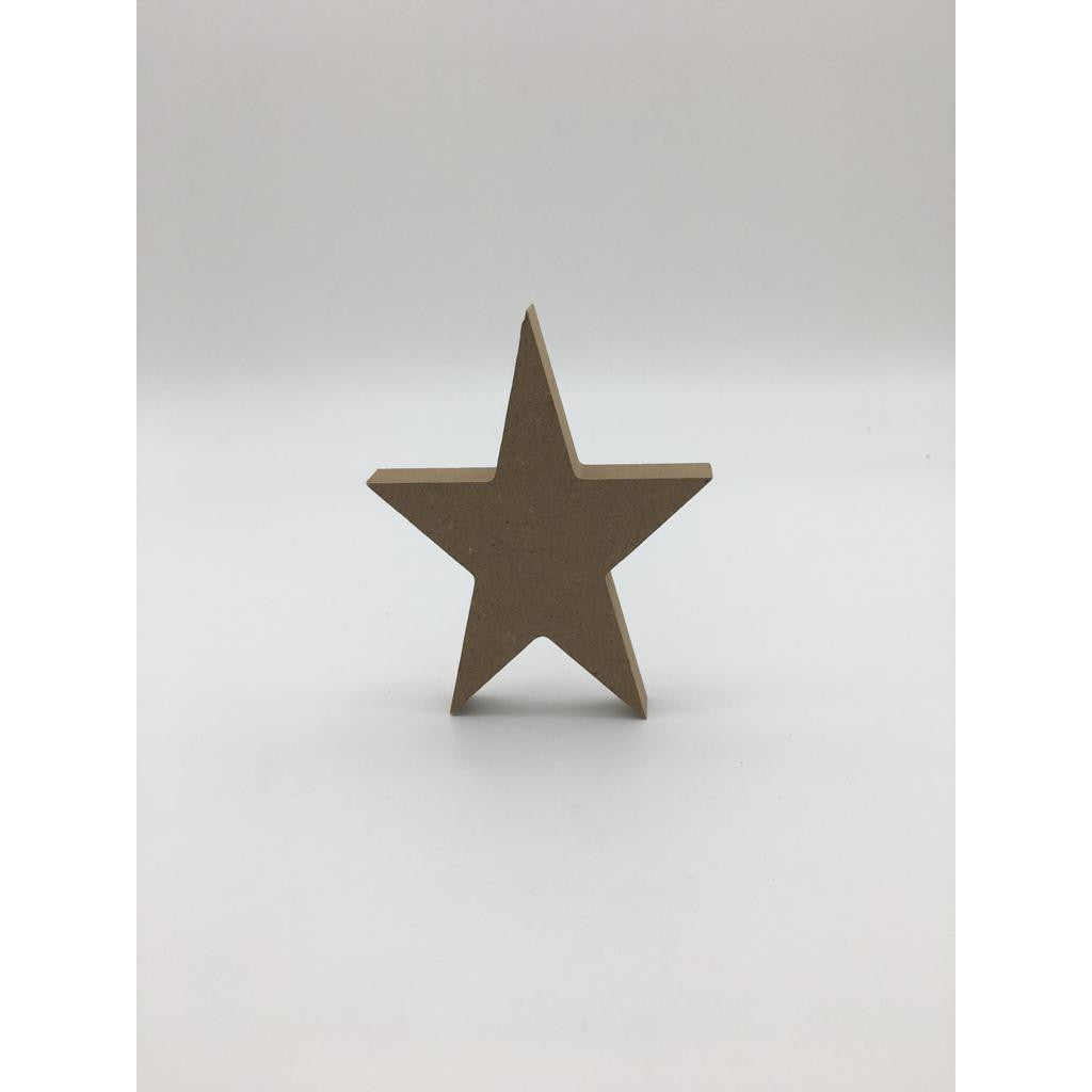Free Standing Letters 10cm SG-Seller - MDF Light Wood Colour - Alphabets, Numbers, Star and Heart Shapes for Signage DIY