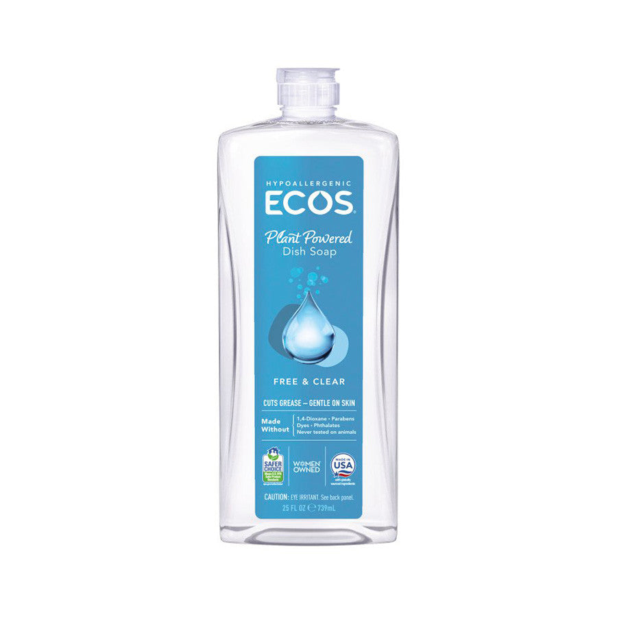 Ecos Dishmate Natural Dishwashing Liquid 739ml / 25oz - Hypoallergenic