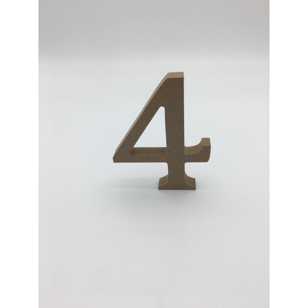 Free Standing Letters 10cm SG-Seller - MDF Light Wood Colour - Alphabets, Numbers, Star and Heart Shapes for Signage DIY