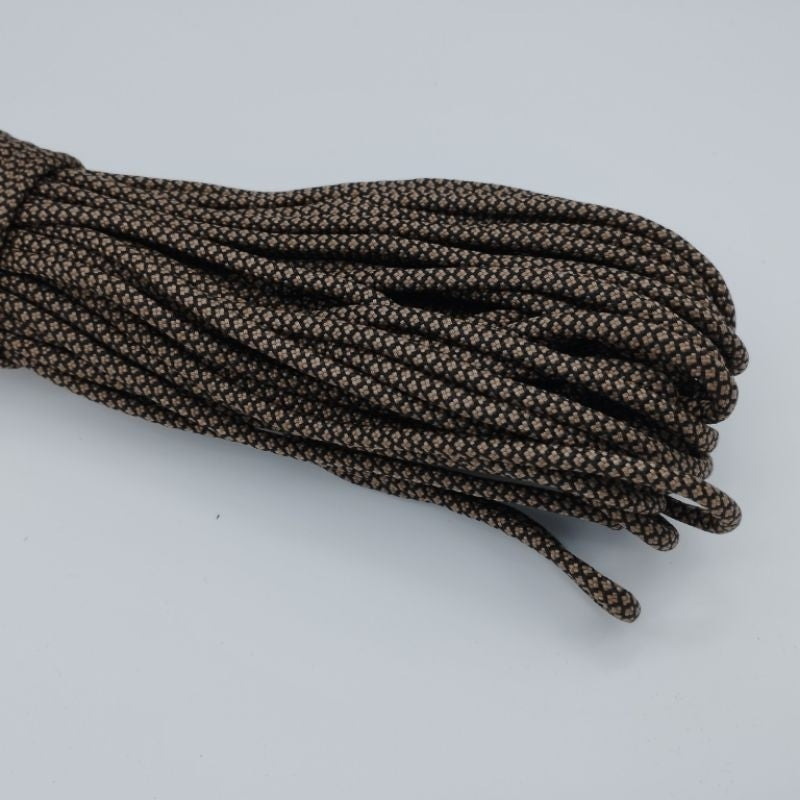 550 Paracord 100ft (30m) Camo Colours, Brown and Black Patterns - Camouflage - Tactical - 4mm - 7 strand - SG Stock