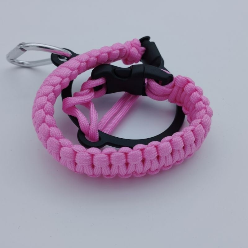 Paracord Bottle Handle Carry / Shoulder Strap - Fits ALL BOTTLES - Nalgene, Camelbak, Mineral Water, Hydroflask, Tumbler