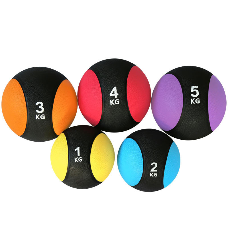 Medicine Ball Solid Rubber 1kg, 2kg, 3kg, 4kg, 5kg, 6kg, 7kg, 8kg, 9kg & 10kg - Physical Fitness, Exercise, Weight, Gym