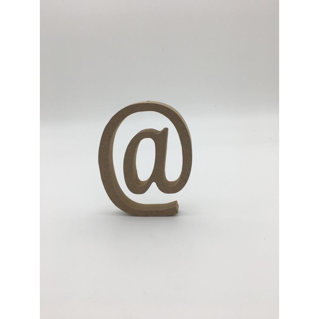 Free Standing Letters 10cm SG-Seller - MDF Light Wood Colour - Alphabets, Numbers, Star and Heart Shapes for Signage DIY