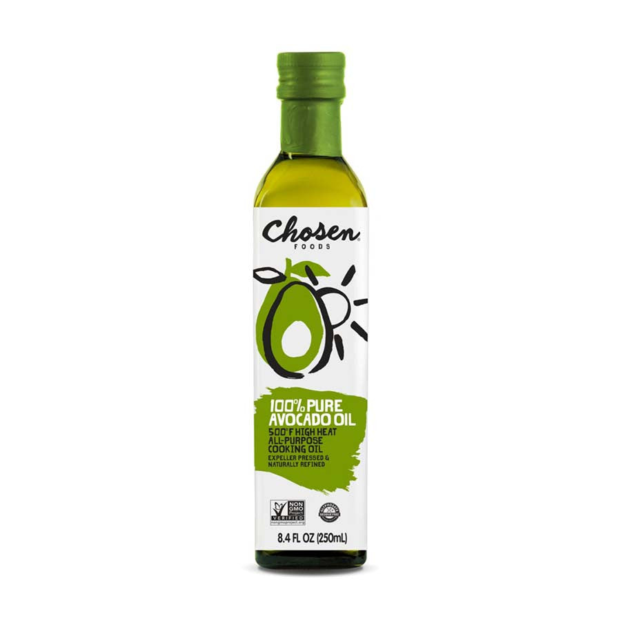 Chosen Foods 100% Pure Avocado Oil Bottle and Spray Natural Press Expeller