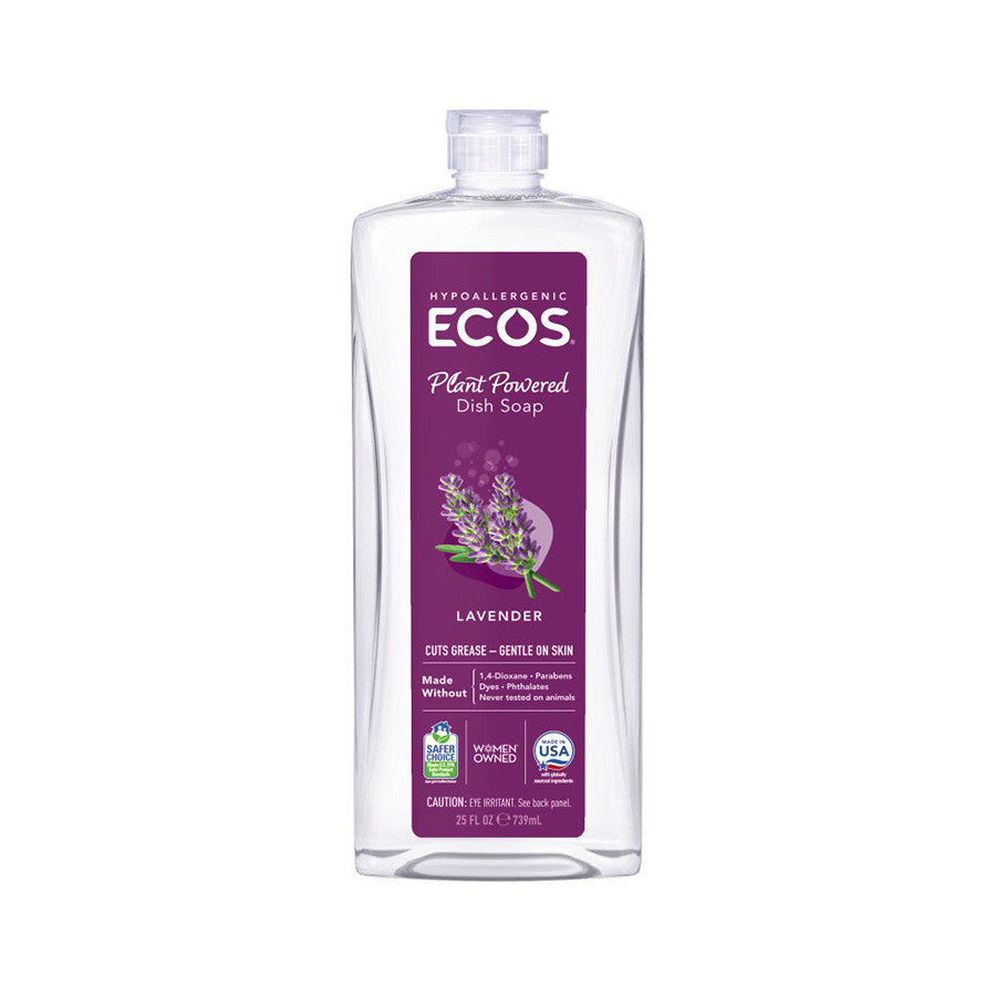 Ecos Dishmate Natural Dishwashing Liquid 739ml / 25oz - Hypoallergenic
