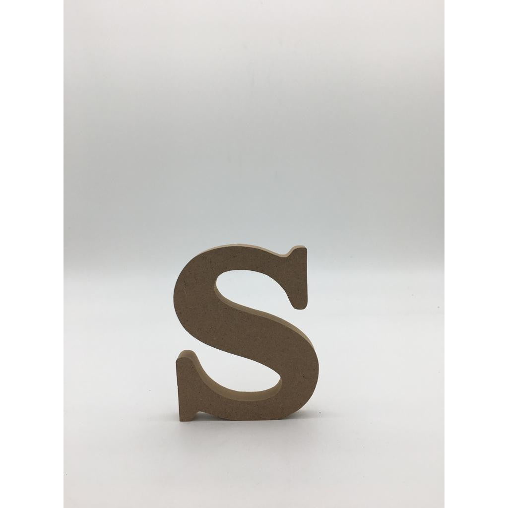 Free Standing Letters 10cm SG-Seller - MDF Light Wood Colour - Alphabets, Numbers, Star and Heart Shapes for Signage DIY