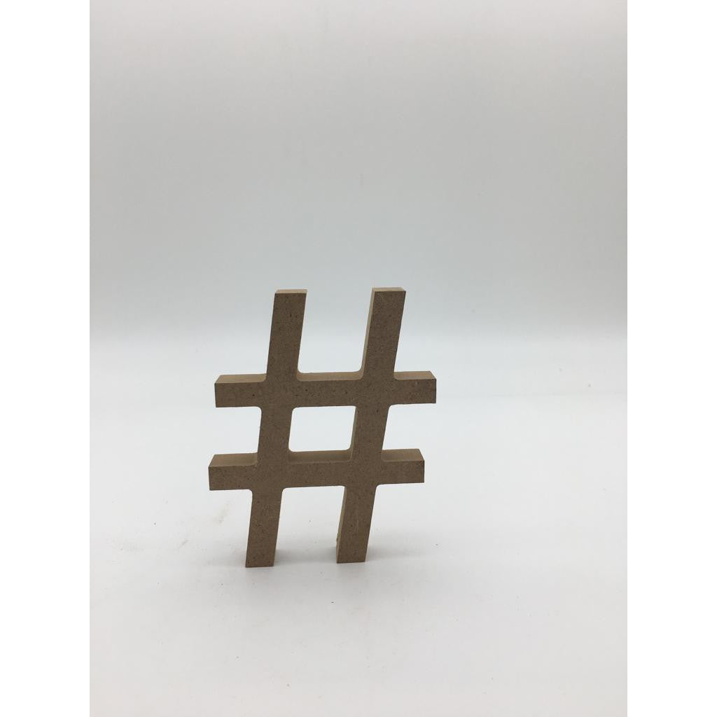 Free Standing Letters 10cm SG-Seller - MDF Light Wood Colour - Alphabets, Numbers, Star and Heart Shapes for Signage DIY
