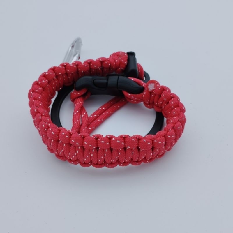 Paracord Bottle Handle Carry / Shoulder Strap - Fits ALL BOTTLES - Nalgene, Camelbak, Mineral Water, Hydroflask, Tumbler