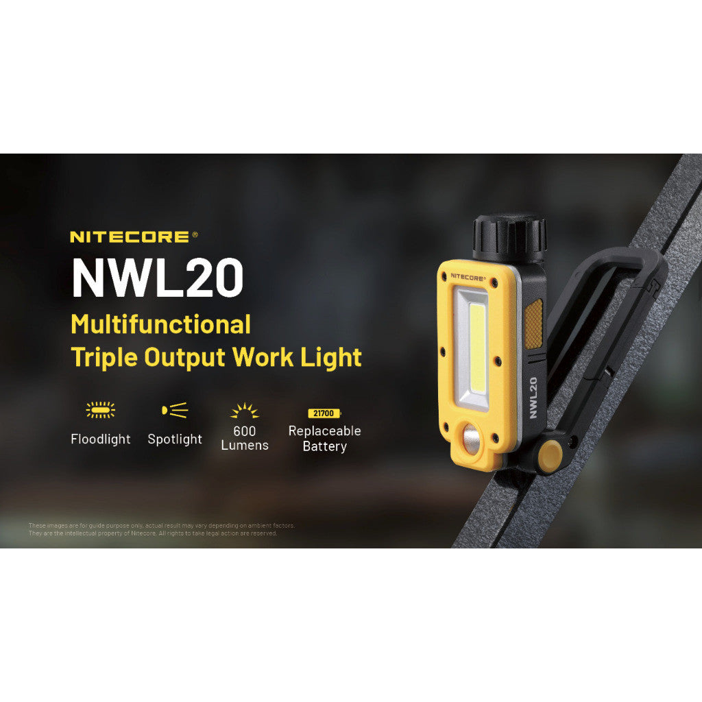 Nitecore NWL20 600 Lumens Worklight