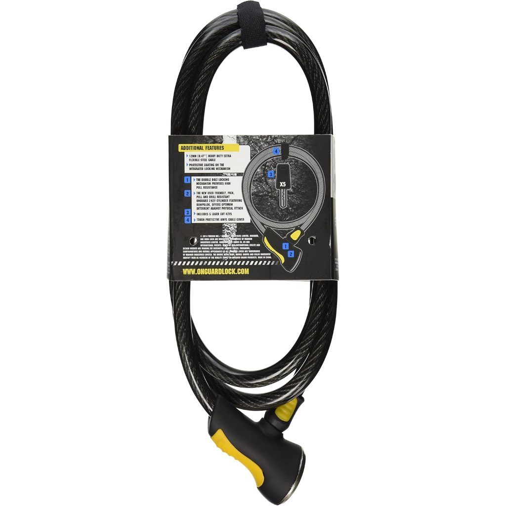 Onguard Akita Cable Lock 12mm x 180cm #8040
