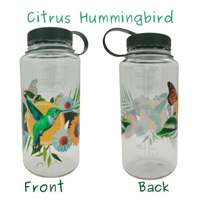 Nalgene 1l / 32oz Limited Edition Wide Mouth Water Bottle Camo, Botanical, Landscapes & Tie-Dye - Waterbottle Series