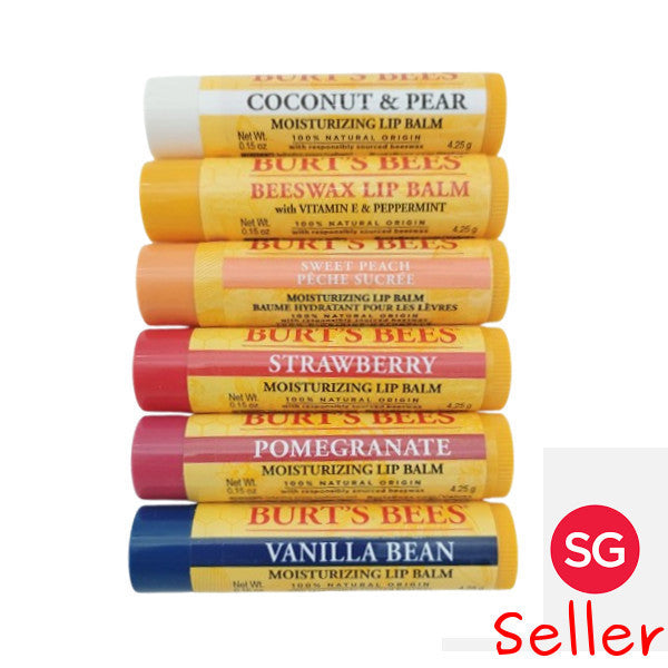 *SG Seller* Burt's Bees Lip Balm and Tinted Lip Balm Single Piece