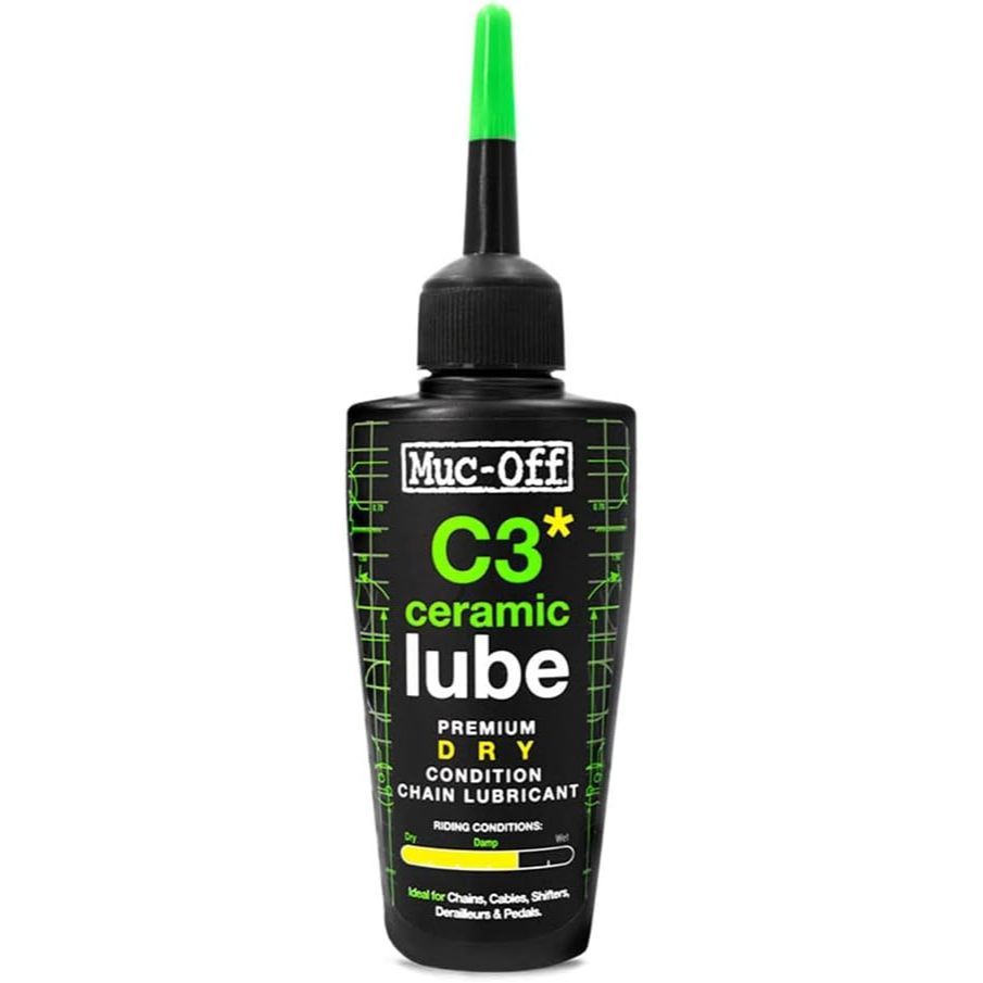 Cheapest Muc-Off C3 Ceramic Dry Lube for Bicycle Cleaning and Maintenance 120ml 5ml