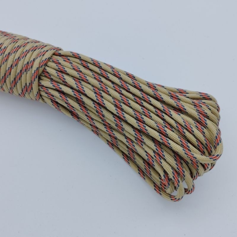 550 Paracord 100ft (30m) Camo Colours, Brown and Black Patterns - Camouflage - Tactical - 4mm - 7 strand - SG Stock
